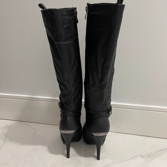 Santa Lucia Platform Stiletto Boots Size 9 - Picture 7 of 7
